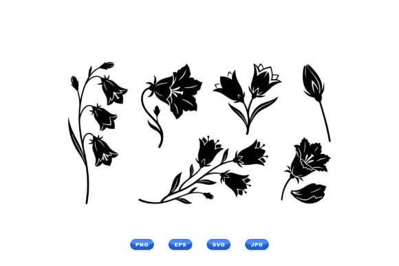 Bellflower SVG Floral Clipart Review