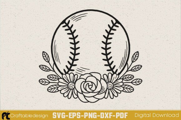 Floral Baseball SVG Review