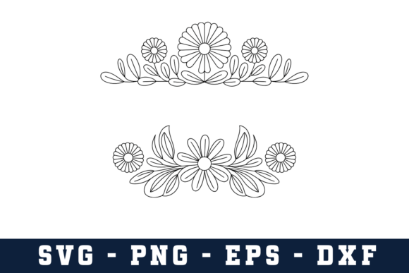 Floral Border Svg Cut File