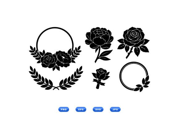 Floral Wreath SVG Collection