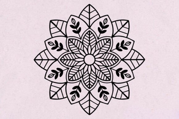 Mandala SVG - Floral Mandala Cut