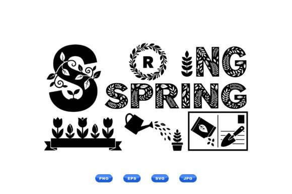 Spring Floral Lettering SVG Review